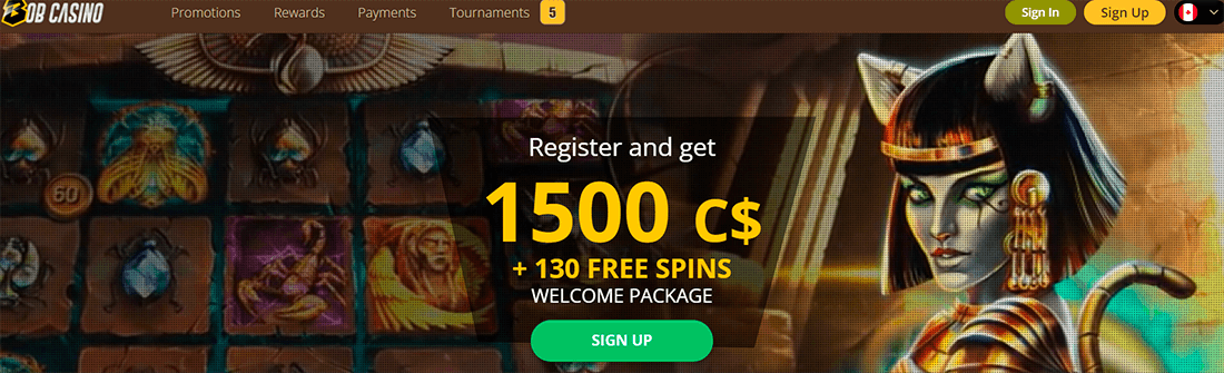 Bob casino bonus welcome package