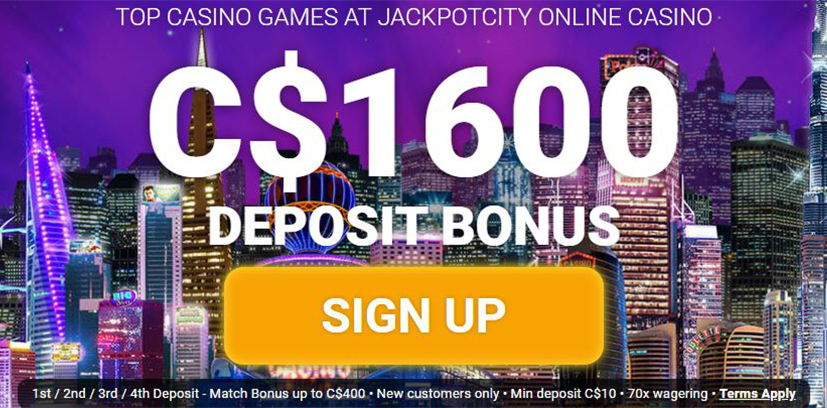 Jackpot City Casino Bonus