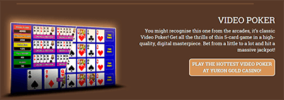Yukon Gold Casino Video Poker