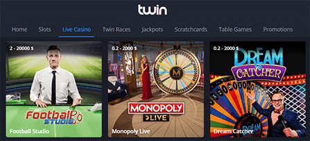 Live casino monopoly twin casino